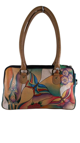 Hand Painted Leather Bag