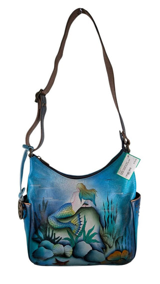 Hand Painted Leather Bag