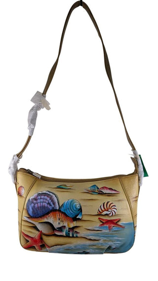 Hand Painted Leather Bag