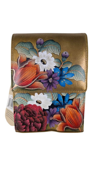 NWT Hand Painted Leather Bag