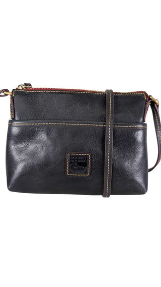 Small Florentine Leather Ginger Crossbody
