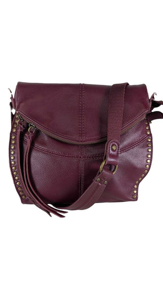 Studded Leather Crossbody