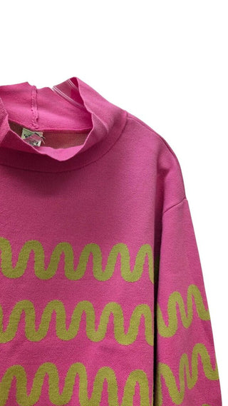 NWT Print High Neck knit