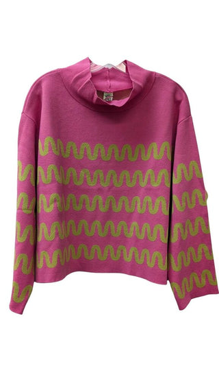 NWT Print High Neck knit
