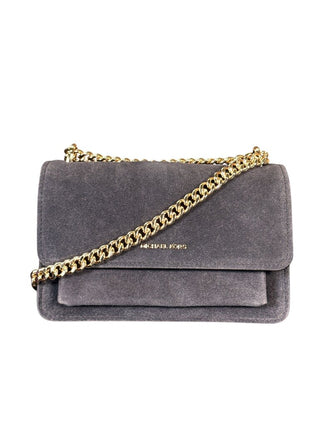 Suede Flap Crossbody