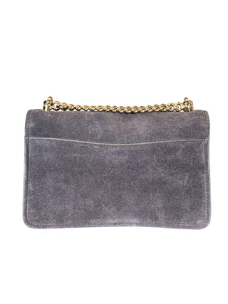 Suede Flap Crossbody