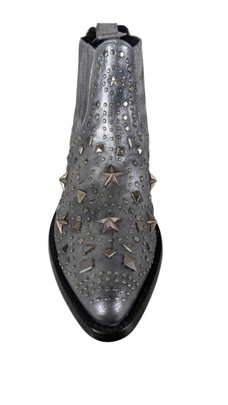Metal Star Ankle Boot