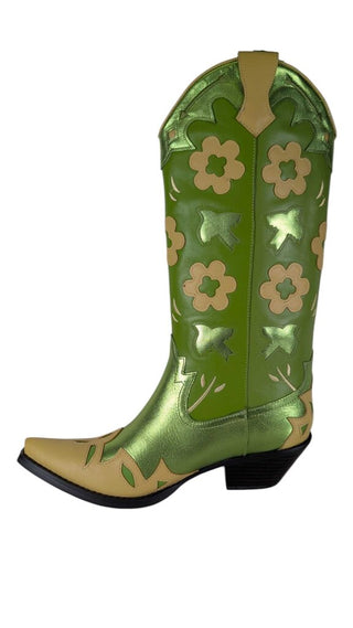 Floral Western boot
