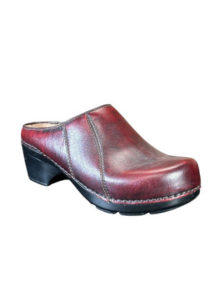 Leather Slide Clog