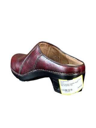 Leather Slide Clog
