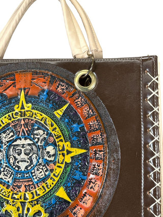 Tooled Leather Tote