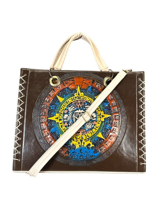 Tooled Leather Tote