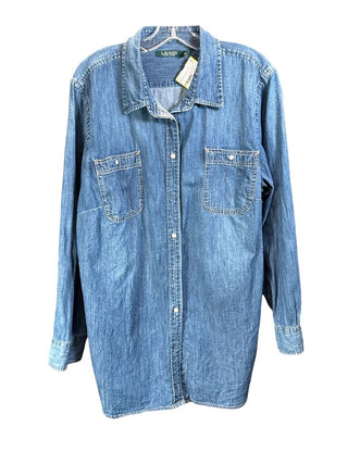 Denim Button Front