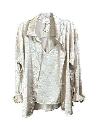 Beaded Button Front