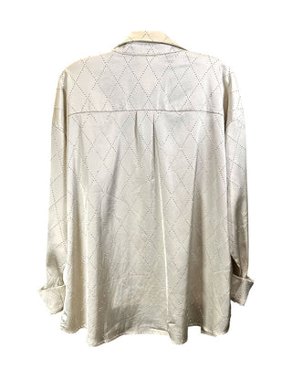 Beaded Button Front