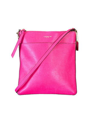 Saffiano leather shoulder