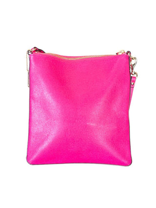 Saffiano leather shoulder