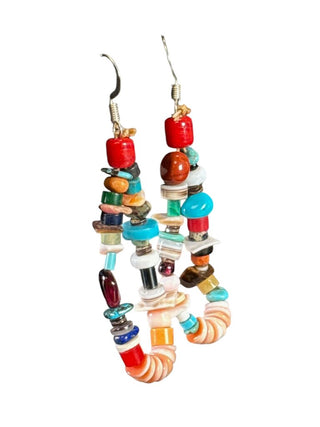 Stone Loop Earrings