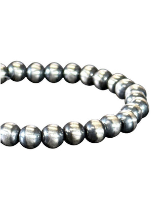 Sterling Bead Stretch Bracelet