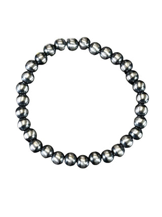 Sterling Bead Stretch Bracelet