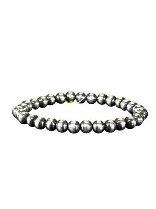 Sterling Bead Stretch Bracelet