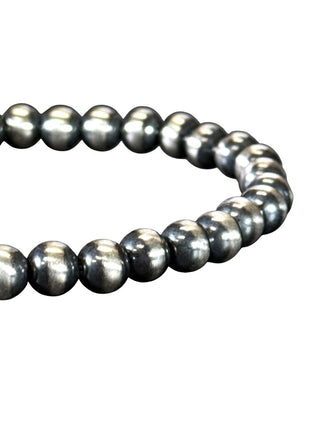 Sterling Bead Stretch Bracelet
