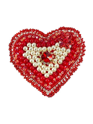 Hand Beaded Heart