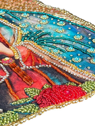 Hand Beaded Goldwork Guadalupe
