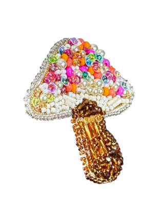 Hand Beaded Mushroom