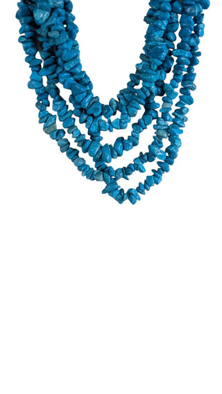 Multi Strand Stone Necklace