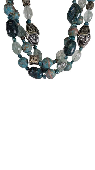 Multi Strand Stone Necklace
