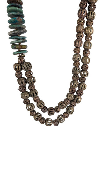 Multi Strand Stone Necklace