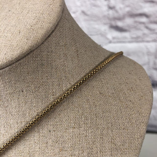 R Sterling vermeil multi stone necklace