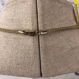 R Sterling vermeil multi stone necklace