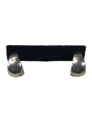 R Sterling hoop earrings
