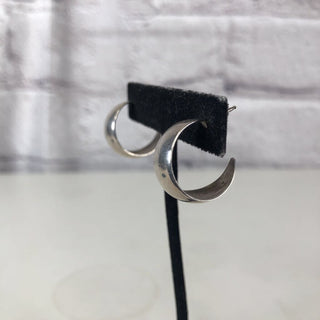 R Sterling hoop earrings
