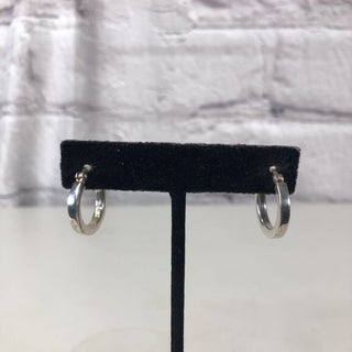 R Sterling hoop earrings