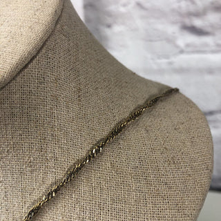 R Sterling druzy necklace
