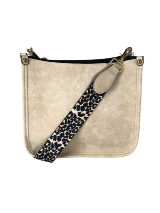 R Vegan Crossbody w/ animal print guitar strap