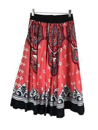 R Floral pull on skirt