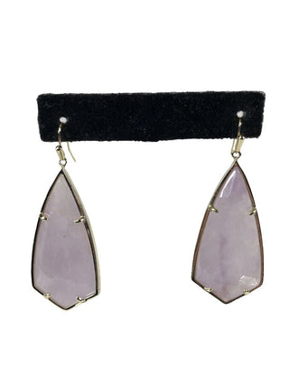 R Costume stone earrings