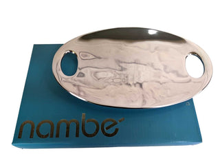 R Pebble Handled Tray