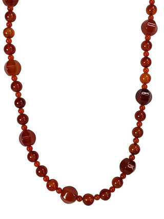 R carnelian necklace