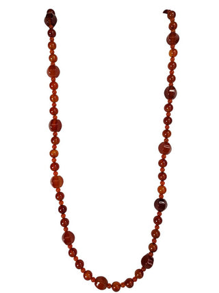 R carnelian necklace