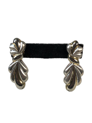 R Sterling Scalloped earrings