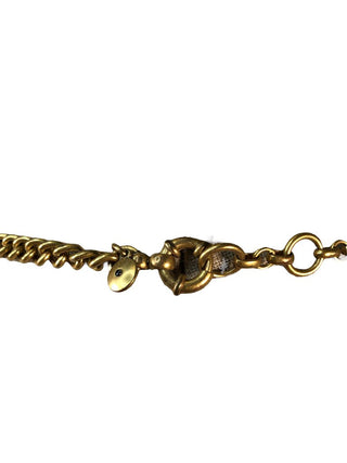 R Costume pearl/tortoise necklace