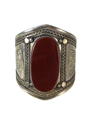 R Costume stone cuff bracelet