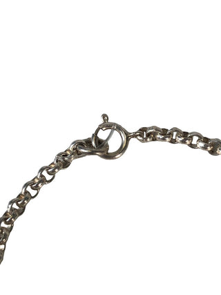 R Sterling chain bracelet