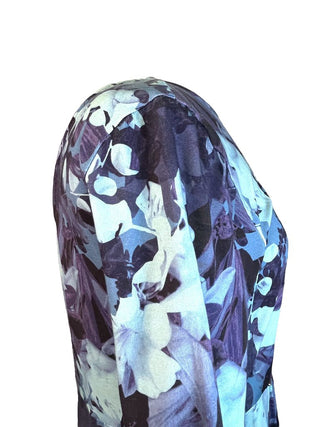 R Printed T-Shirt Material Dress