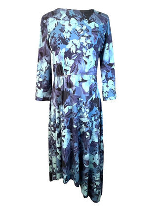 R Printed T-Shirt Material Dress
